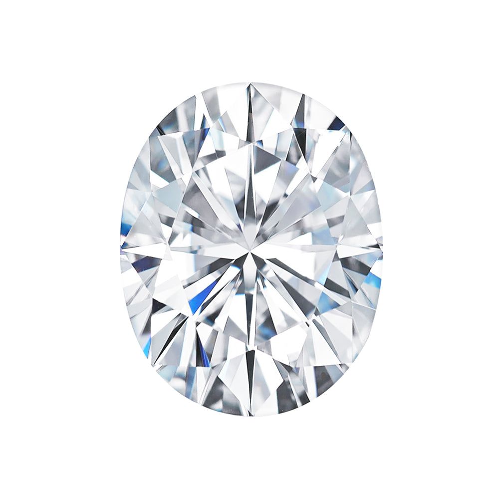 Forever One 3.00CTW DEW Oval Near-Colorless Brilliant Cut Moissanite