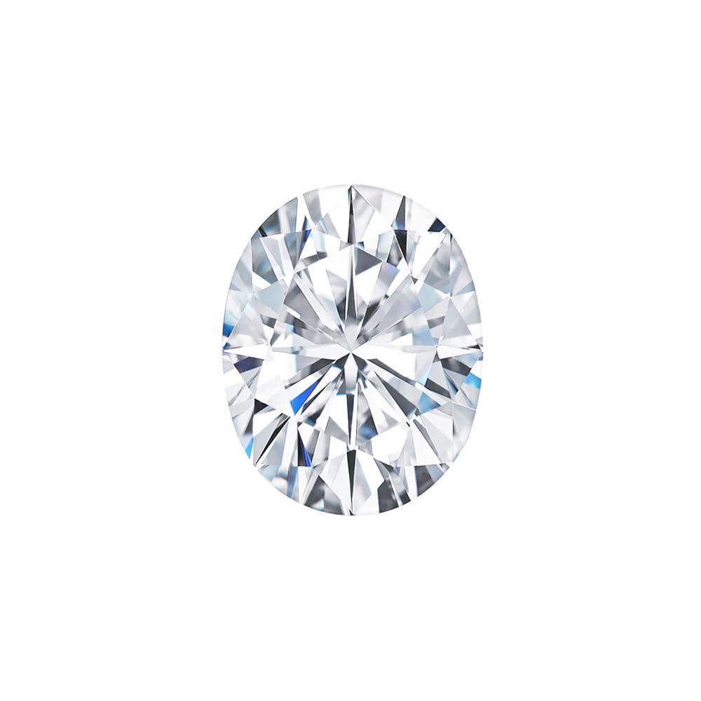 Forever One 0.90CTW DEW Oval Near-Colorless Brilliant Cut Moissanite