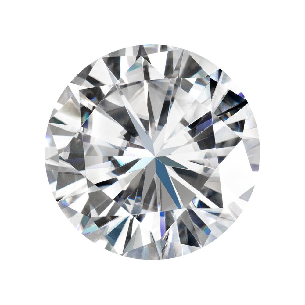 Forever One 4.20CTW DEW Round Near-Colorless Brilliant Cut Moissanite