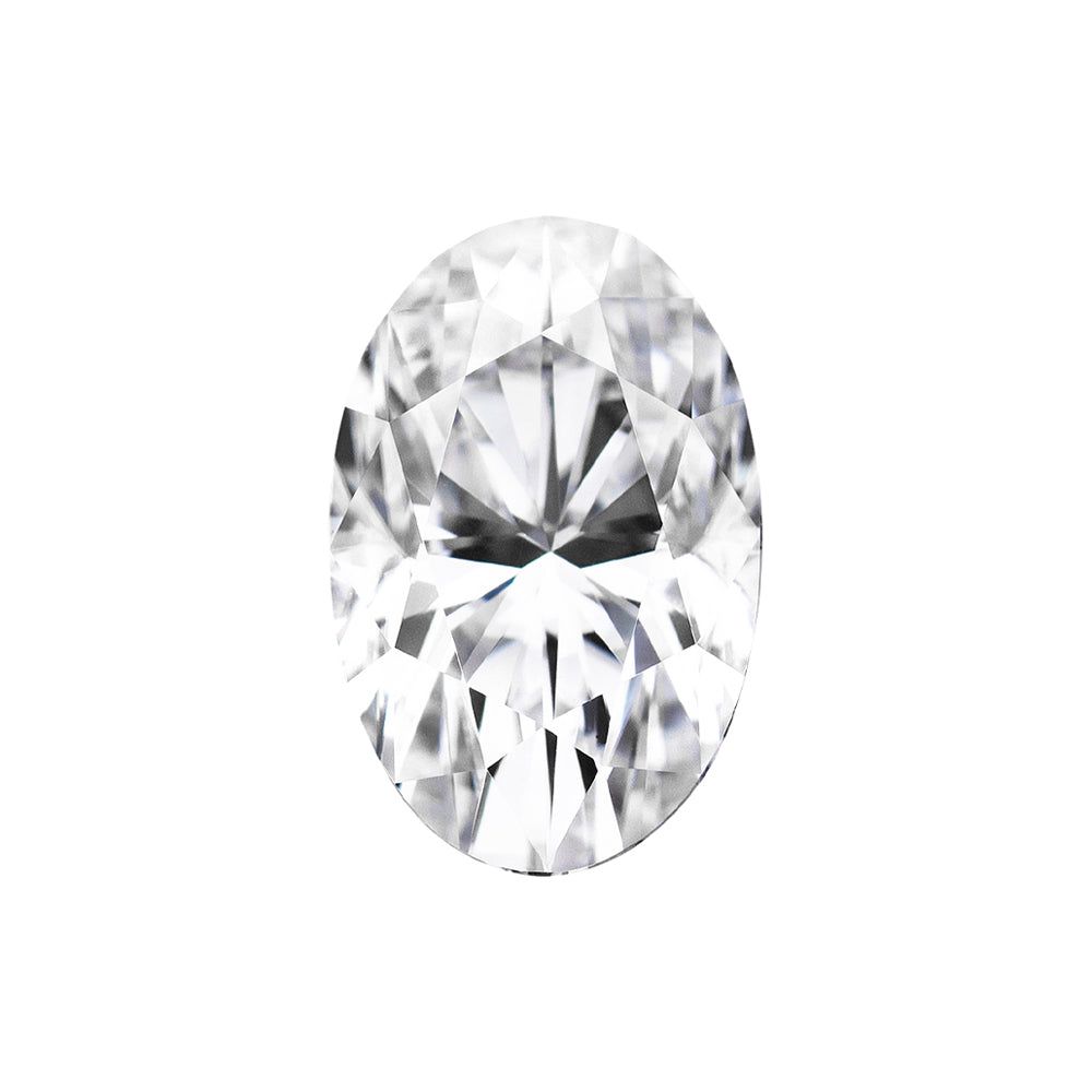 Moissanite 1.80CTW DEW Elongated Oval Colorless Brilliant Cut Moissanite