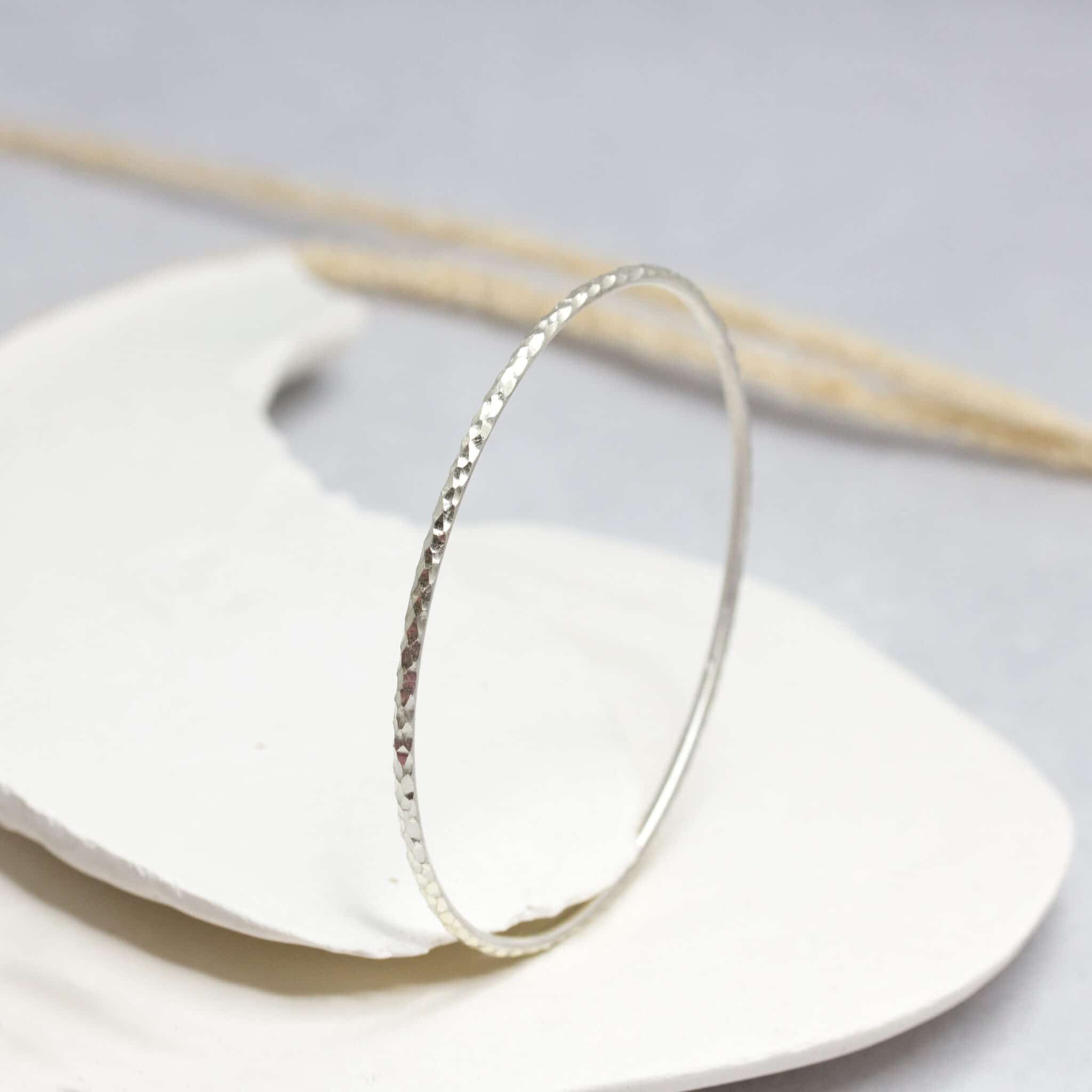 Bracelet jonc Sarita - argent