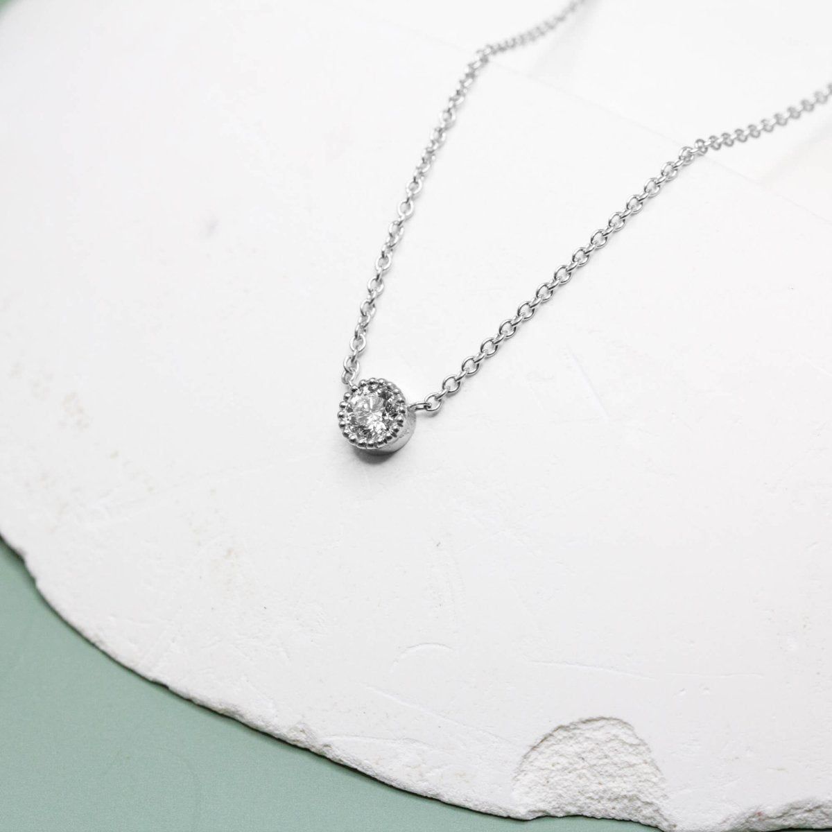 Collier Madeleine - diamant 4 mm