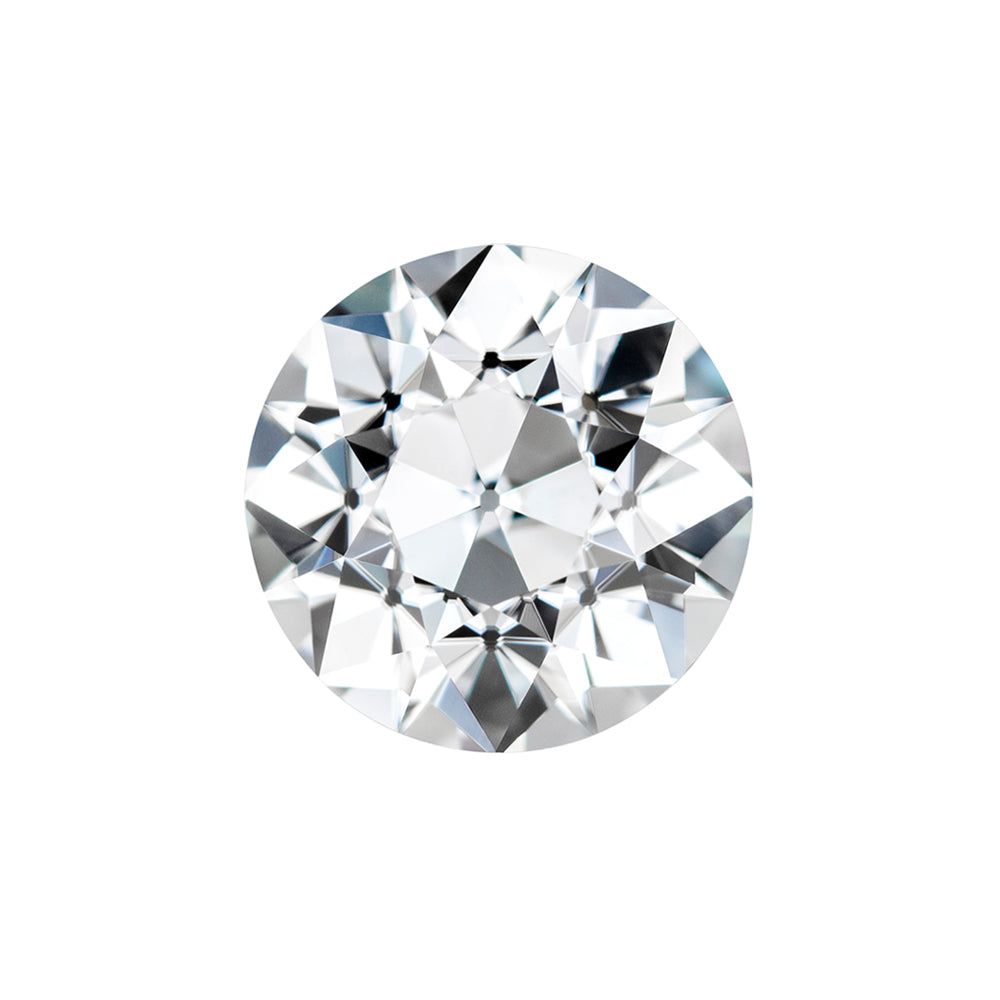 Forever One 1.69CTW DEW Round Colorless Old European Cut Moissanite