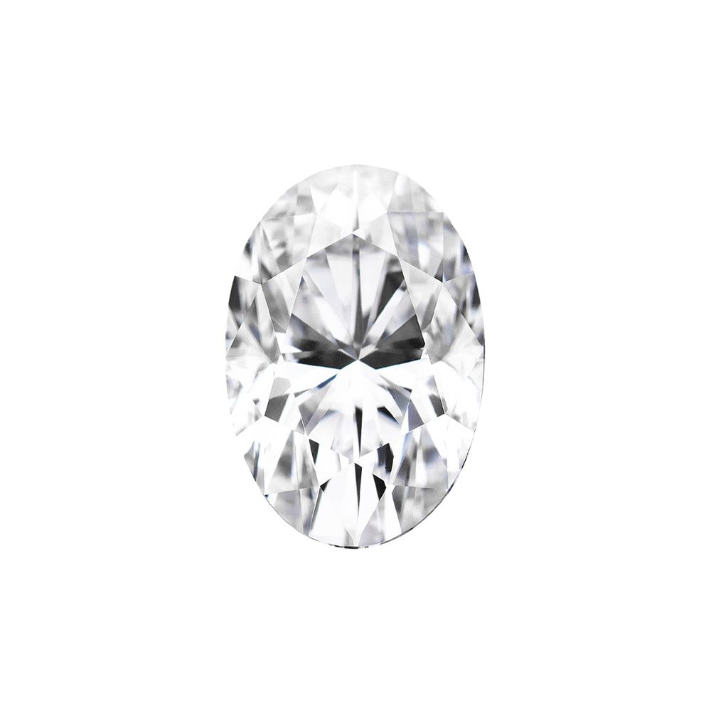 Forever One 1.30CTW DEW Elongated Oval Near-Colorless Brilliant Cut Moissanite