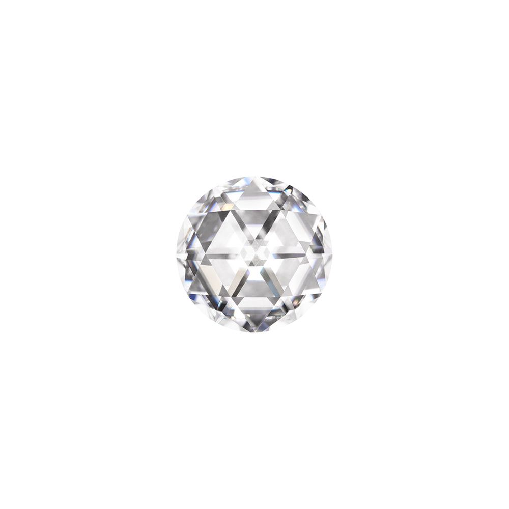 Forever One 0.32CTW DEW Round Near-Colorless DuetRose Cut Moissanite