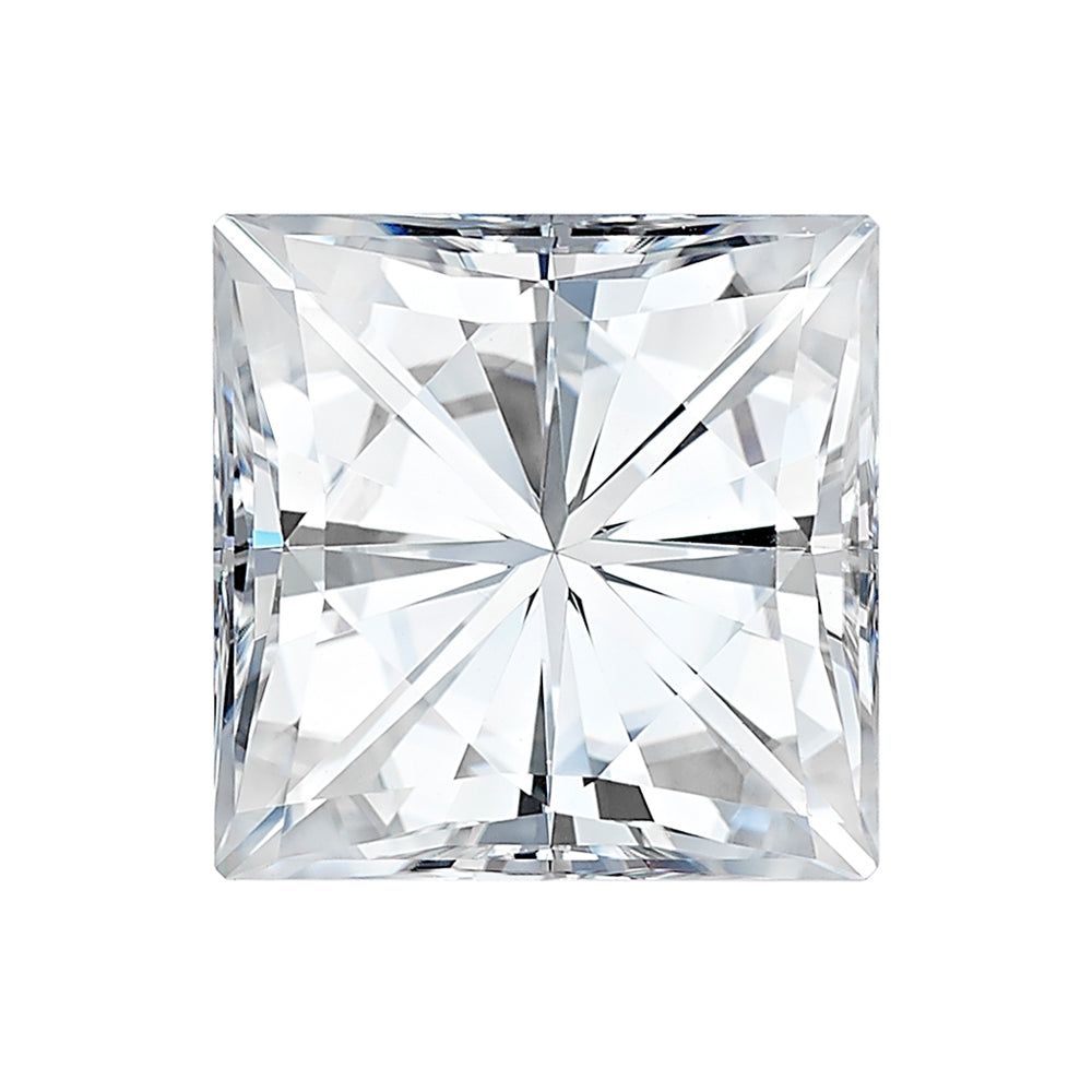 Forever One 5.10CTW DEW Square Near-Colorless Brilliant Cut Moissanite