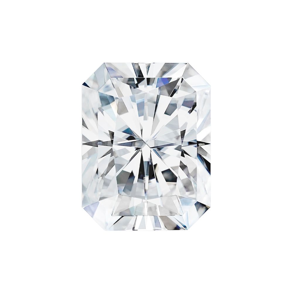 Forever One 2.30CTW DEW Radiant Near-Colorless Modified Brilliant Cut Moissanite