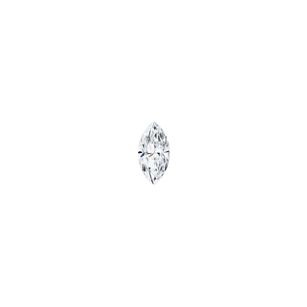 Forever One 0.03CTW DEW Marquise Near-Colorless Brilliant Cut Moissanite