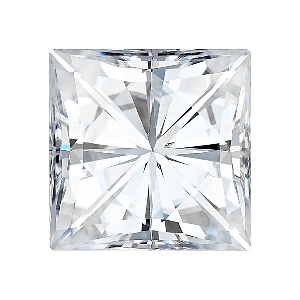 Forever One 5.97CTW DEW Square Near-Colorless Brilliant Cut Moissanite