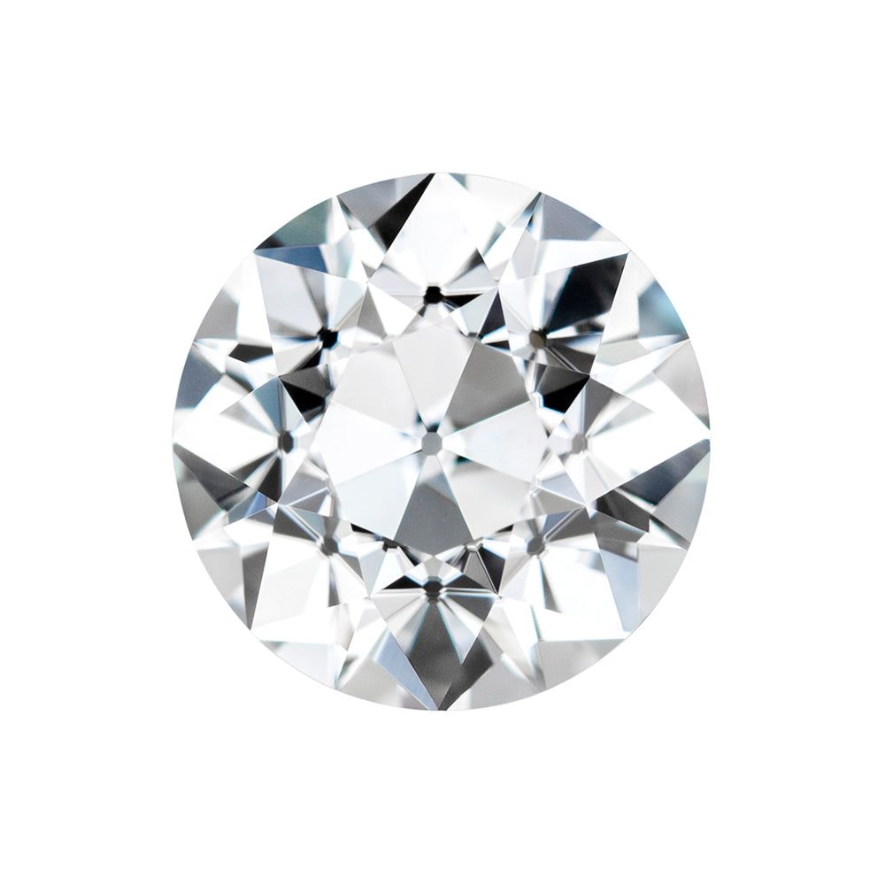 Forever One 2.93CTW DEW Round Near-Colorless Old European Cut Moissanite