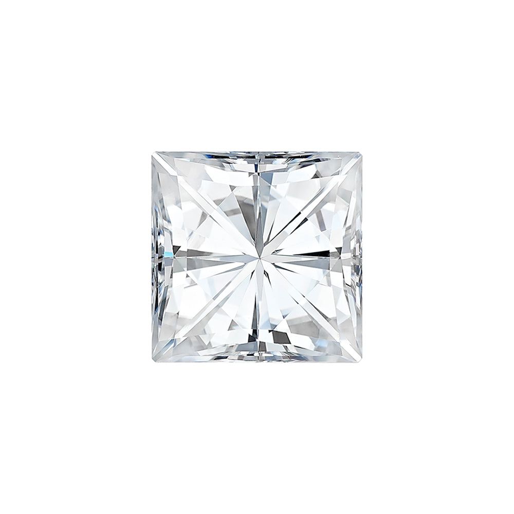 Forever One 1.70CTW DEW Square Near-Colorless Brilliant Cut Moissanite