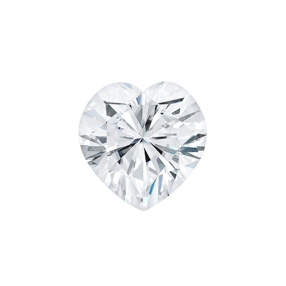 Forever One 1.20CTW DEW Heart Near-Colorless Brilliant Cut Moissanite