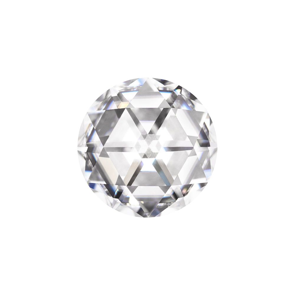 Forever One 1.48CTW DEW Round Near-Colorless DuetRose Cut Moissanite