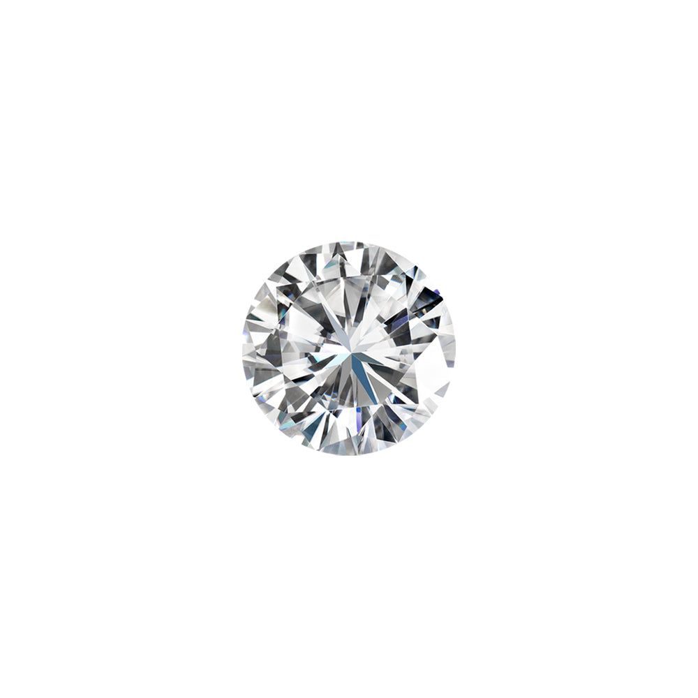 Moissanite 0.16CTW DEW Round Near-Colorless Brilliant Cut Moissanite