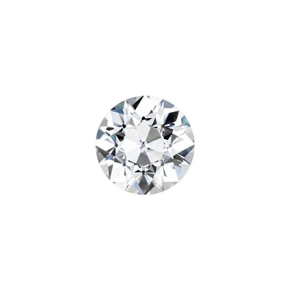 Forever One 0.50CTW DEW Round Near-Colorless Old European Cut Moissanite