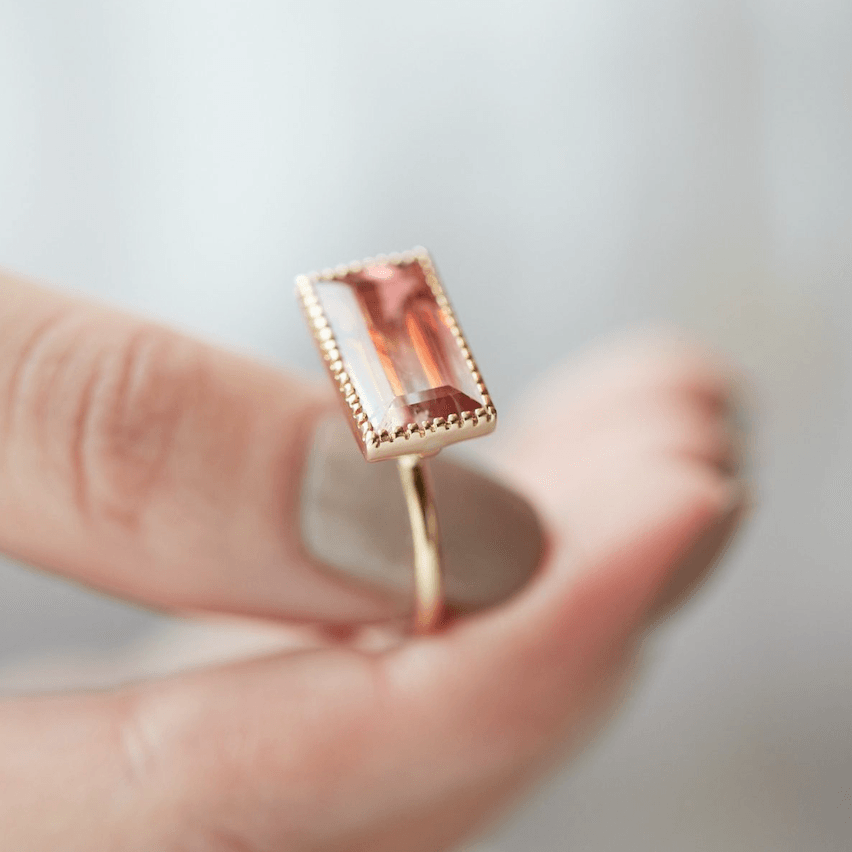 Tourmaline Ring / Fresh Rose