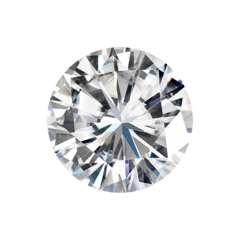 Forever One 3.10CTW DEW Round Near-Colorless Brilliant Cut Moissanite