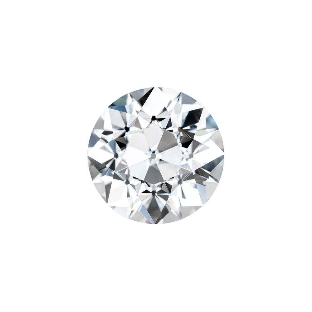 Forever One 1.10CTW DEW Round Colorless Old European Cut Moissanite