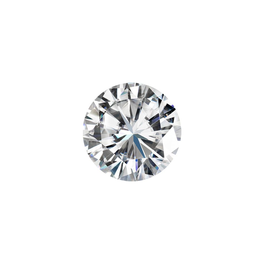 Forever One 0.60CTW DEW Round Near-Colorless Brilliant Cut Moissanite