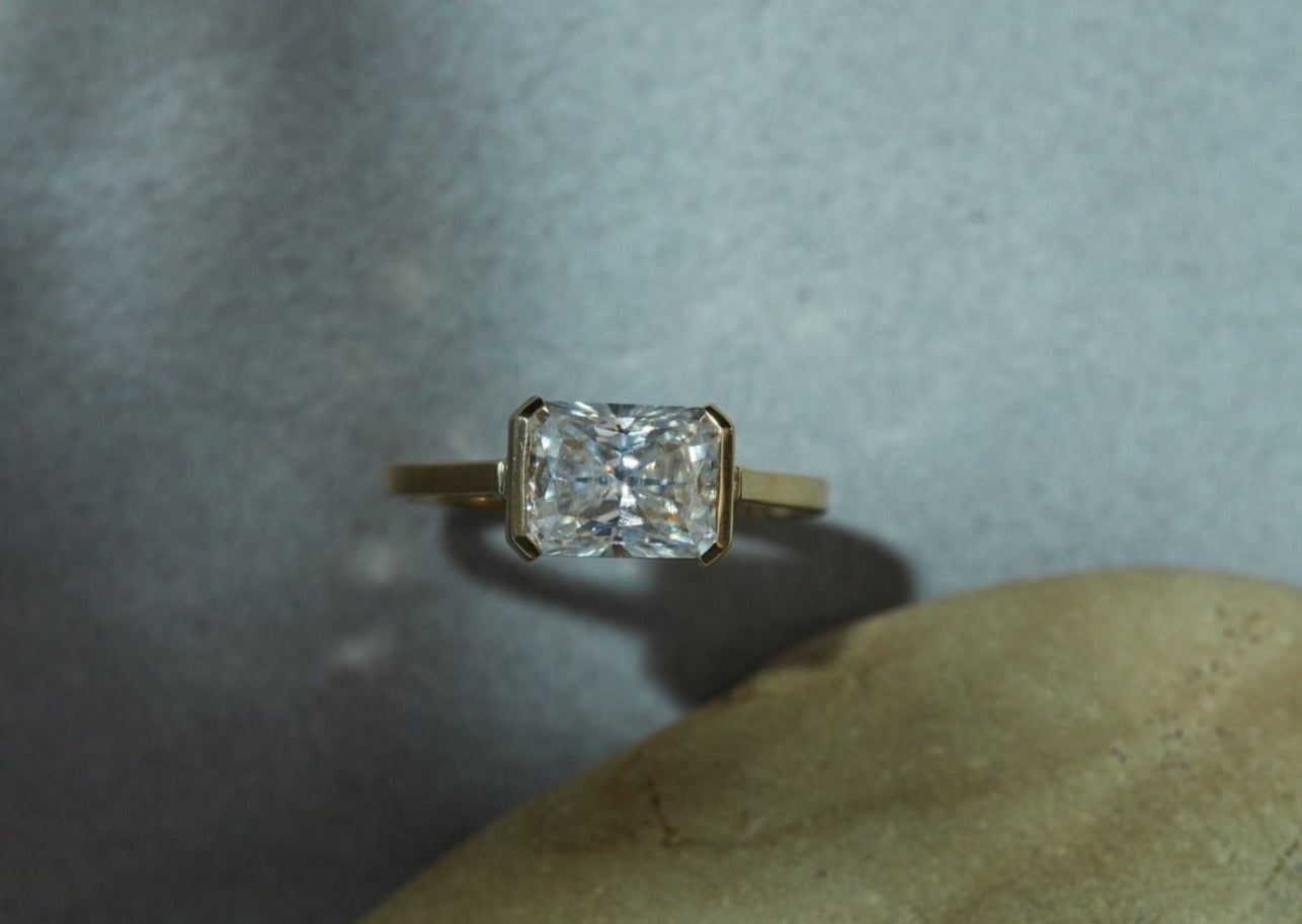 Moissanite 2ct. RIng Brilliant #11