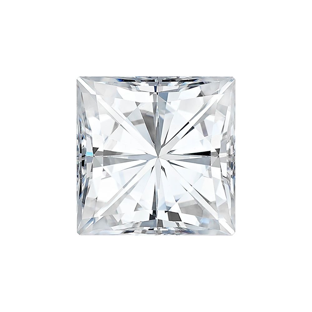 Forever One 2.50CTW DEW Square Near-Colorless Brilliant Cut Moissanite