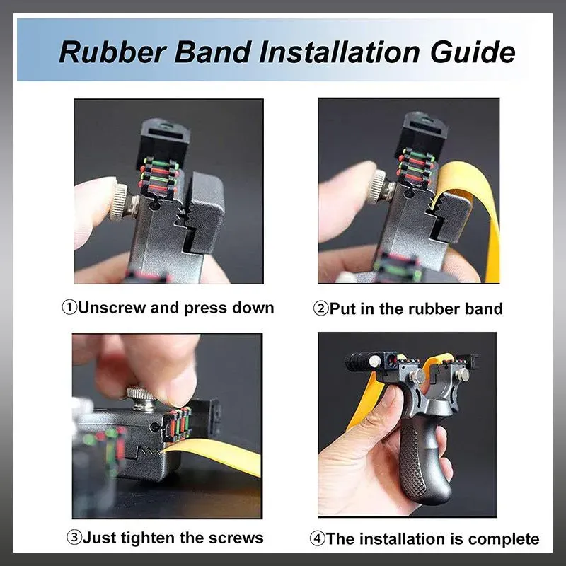 Powerful and accurate professional laser slingshot