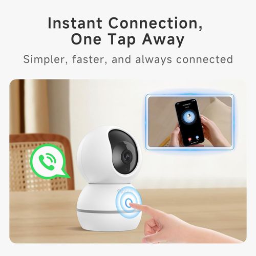NVIDIA-Powered AI Cloud Camera – 360° Smart Security with Real-Time Alerts & 2K Clarity
