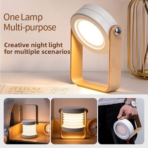 3-in-1 Portable Lantern: Rechargeable Table Lamp & Touch Control Night Light