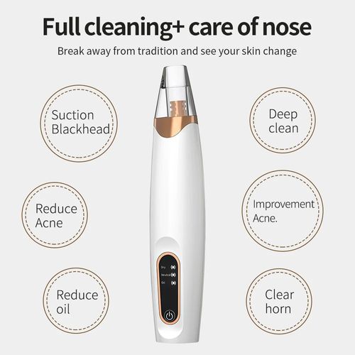 Blackhead Vacuum Device - Cleans pores for oily and acne-prone skin, removes stubborn blackheads in 3 seconds