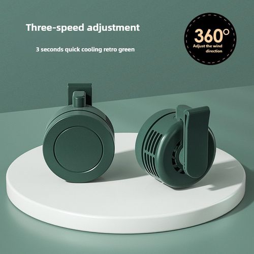 Clip-On Bladeless Fan -Portable UsB Charging, 360° Cool Breeze