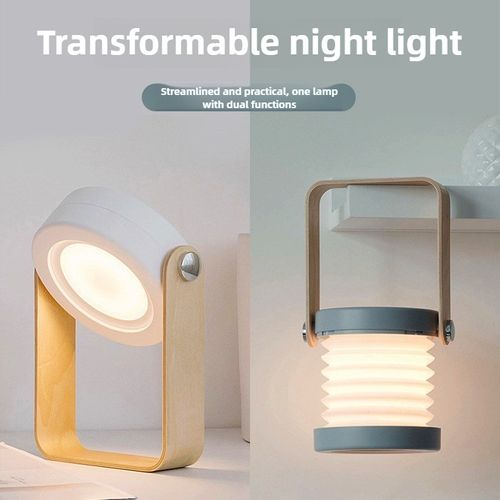 3-in-1 Portable Lantern: Rechargeable Table Lamp & Touch Control Night Light