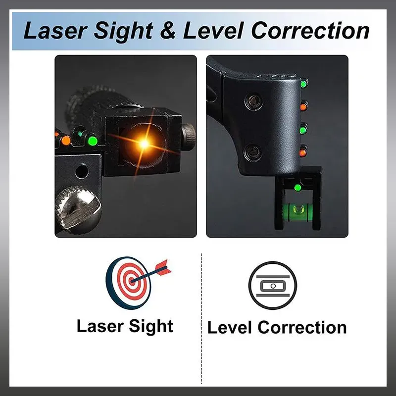 Powerful and accurate professional laser slingshot
