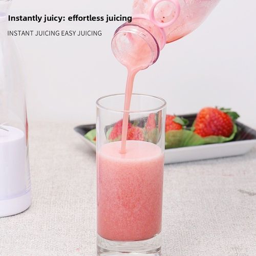Bar-Quality Smoothies in 40s - Portable Travel Blender with USB Charge