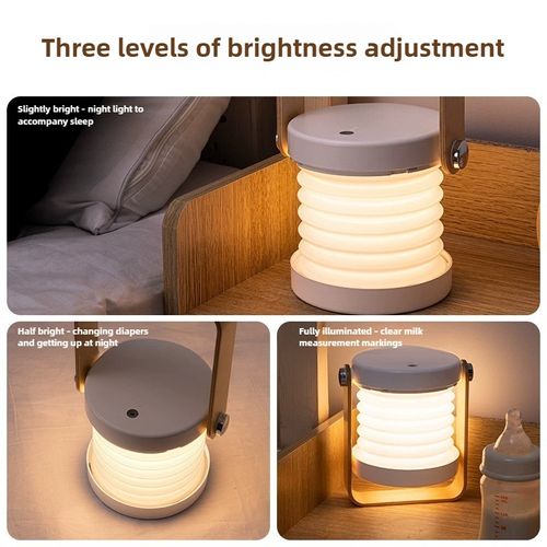 3-in-1 Portable Lantern: Rechargeable Table Lamp & Touch Control Night Light