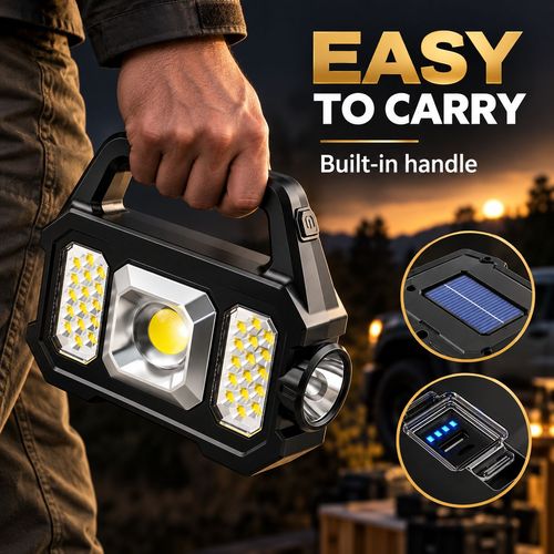 Solar Rechargeable Portable Work Light
