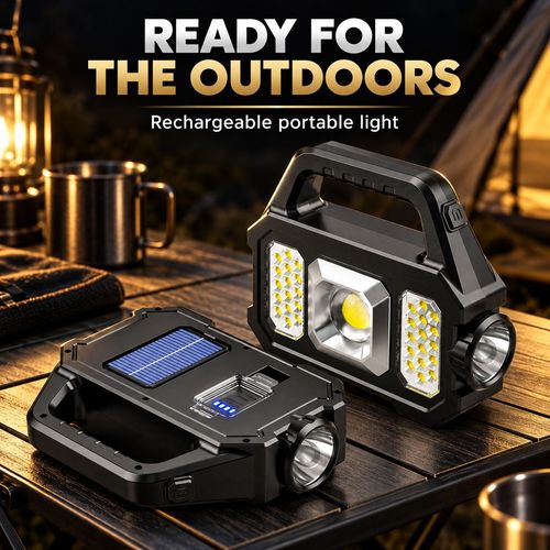 Solar Rechargeable Portable Work Light