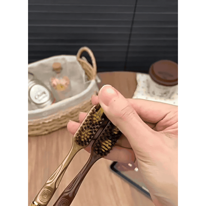 Twin-Peak Soft Toothbrushes