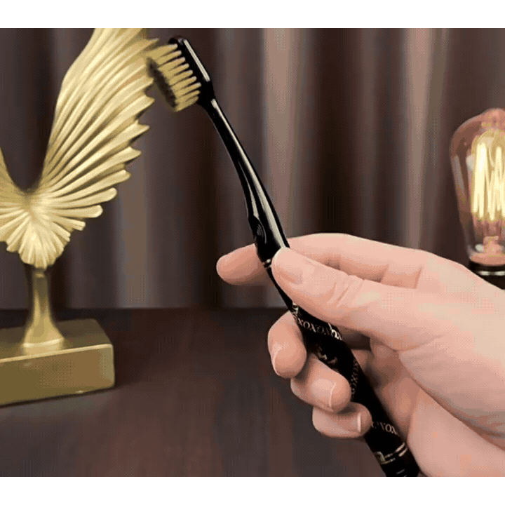 Black & Gold Soft Toothbrushes