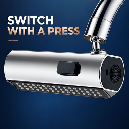 3-Mode Waterfall Faucet Attachment