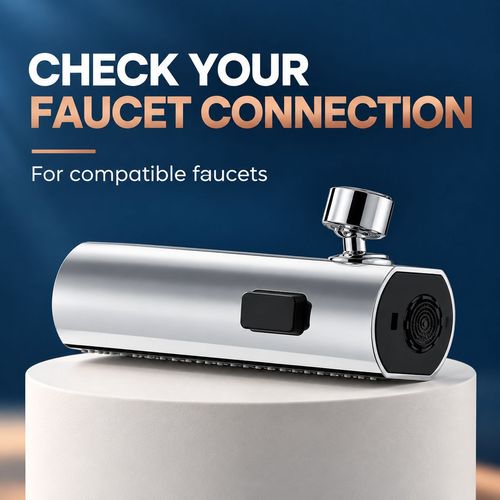 3-Mode Waterfall Faucet Attachment