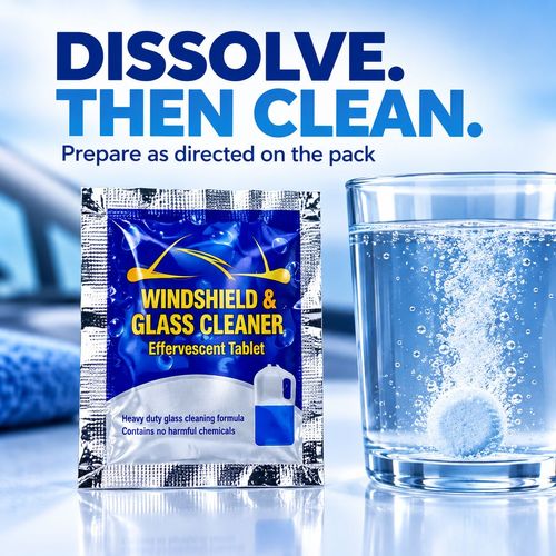 Windshield & Glass Cleaner Tablets - 10 Packs