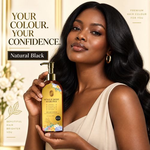 Hair Dye 300 ml - Natural Black or Chestnut Brown