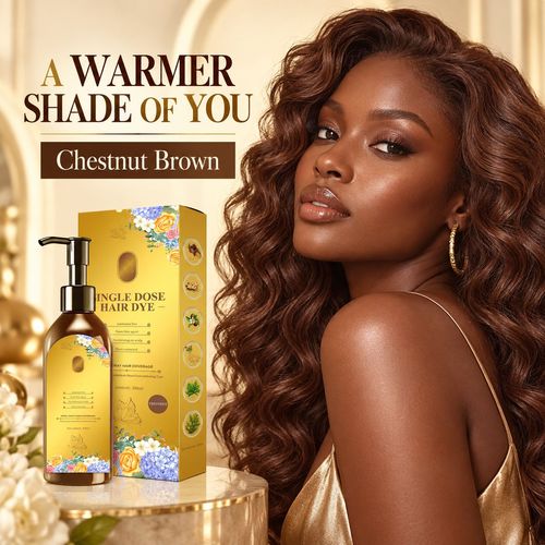 Hair Dye 300 ml - Natural Black or Chestnut Brown