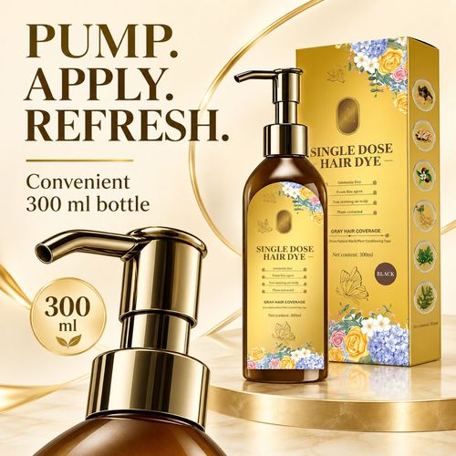 Hair Dye 300 ml - Natural Black or Chestnut Brown