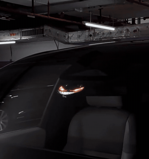 Devil Grin LED Car Window Light - Solar & USB-C Rechargeable