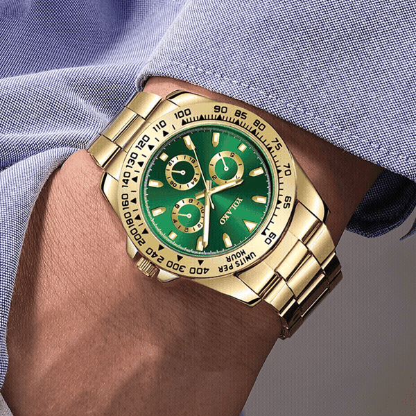 YOLAKO Luminous Business Watch | Black or Green Dial