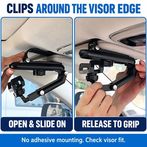 Adjustable Car Sun Visor Phone Holder