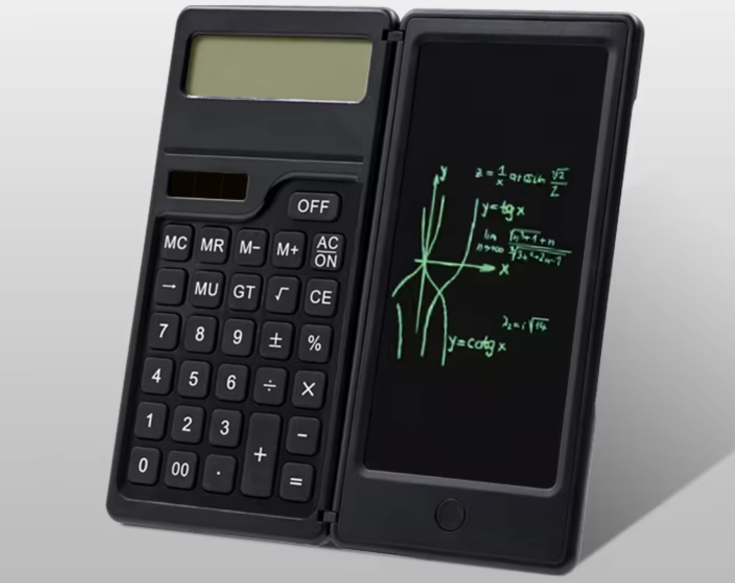 Calculator with handwriting