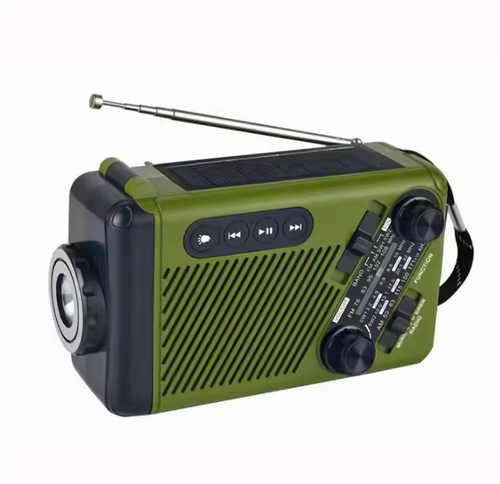 portable hand-crank radio