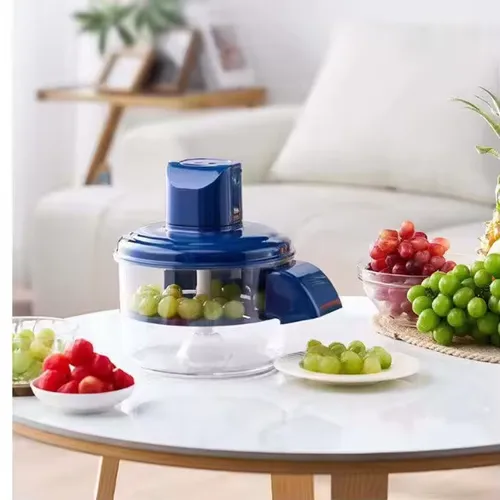 Automatic peeler for garlic, grapes, tomatoes, fruits, and vegetables, ideal for home use.